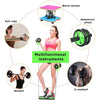 Gym Equipment Exercise Equipment Double Wheel Arm Waist Leg Trainer Power Roll Abdominal and Full Body Workout Home Fitness