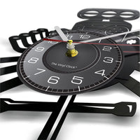 Retro Mechanic Tools Wall Clock