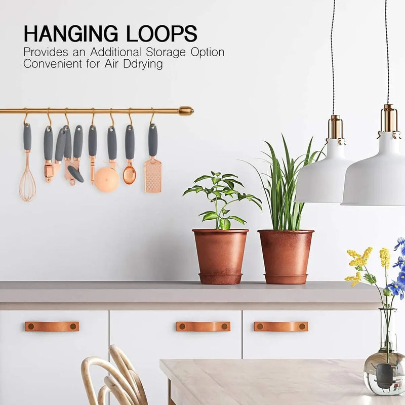 Copper Coated Kitchen Gadget Set