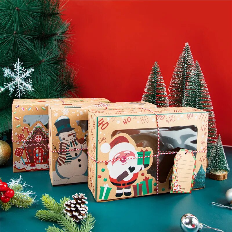 Festive Christmas Paper Boxes