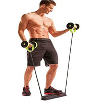 Gym Equipment Exercise Equipment Double Wheel Arm Waist Leg Trainer Power Roll Abdominal and Full Body Workout Home Fitness