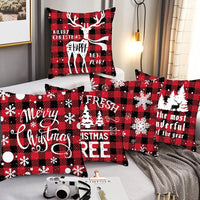 Festive Santa Elk Pillowcase