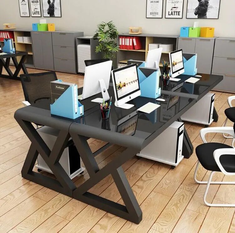 Modern Glass Office Desk