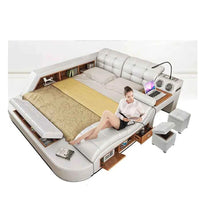 Leather King Size Smart Bed - HP002