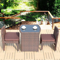 Rattan Outdoor Table & Chair Set