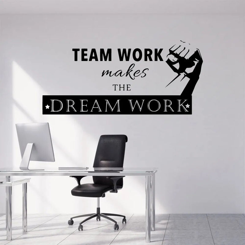 Dreamy Teamwork Vinyl Wall Sticker