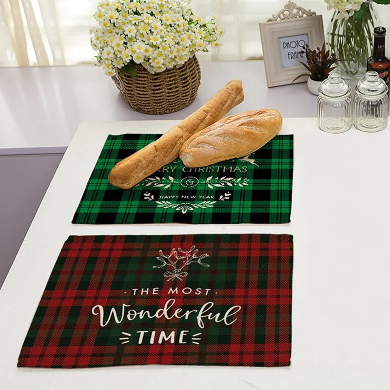 Festive Holiday Table Mat