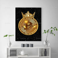 Bitcoin Galaxy Wall Art