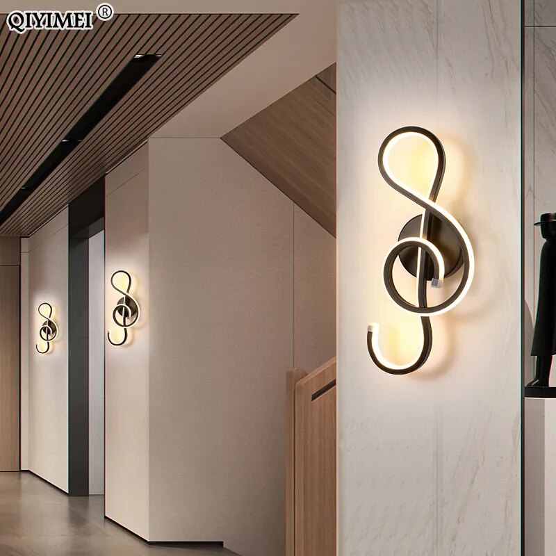 Sleek LED Wall Lamp Set