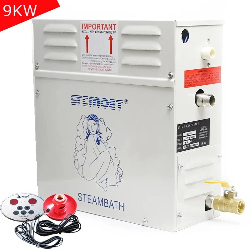 Steam Generator 220V/380V Home Steam Maker Machine Sauna Bath SPA Steam Shower Digital Controller Mist Making Machine