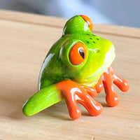 Funny Frog Miniatures Decor