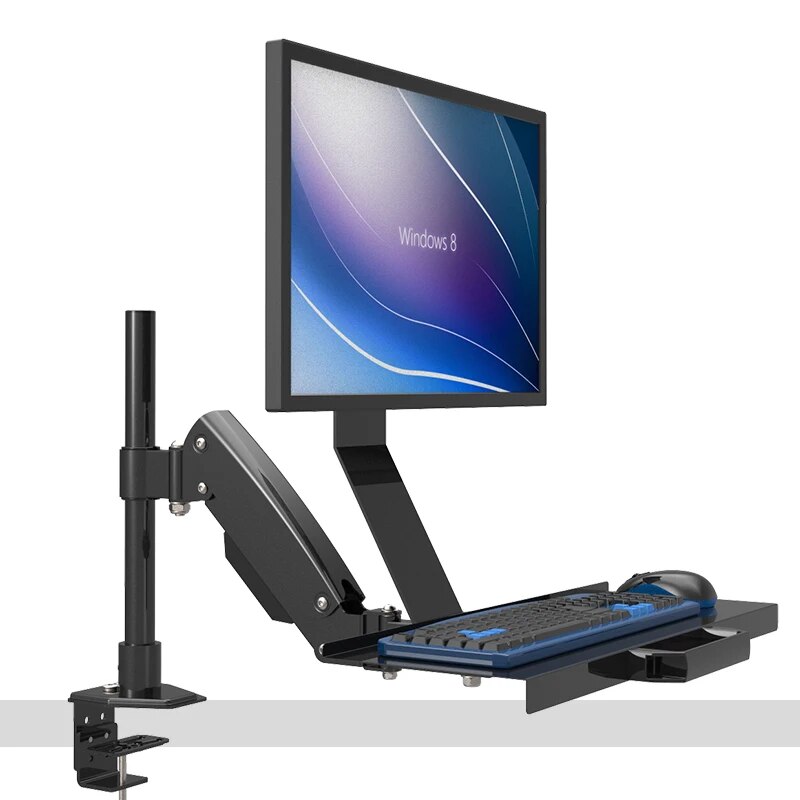 ErgoMount Sit-Stand Monitor and Keyboard Holder