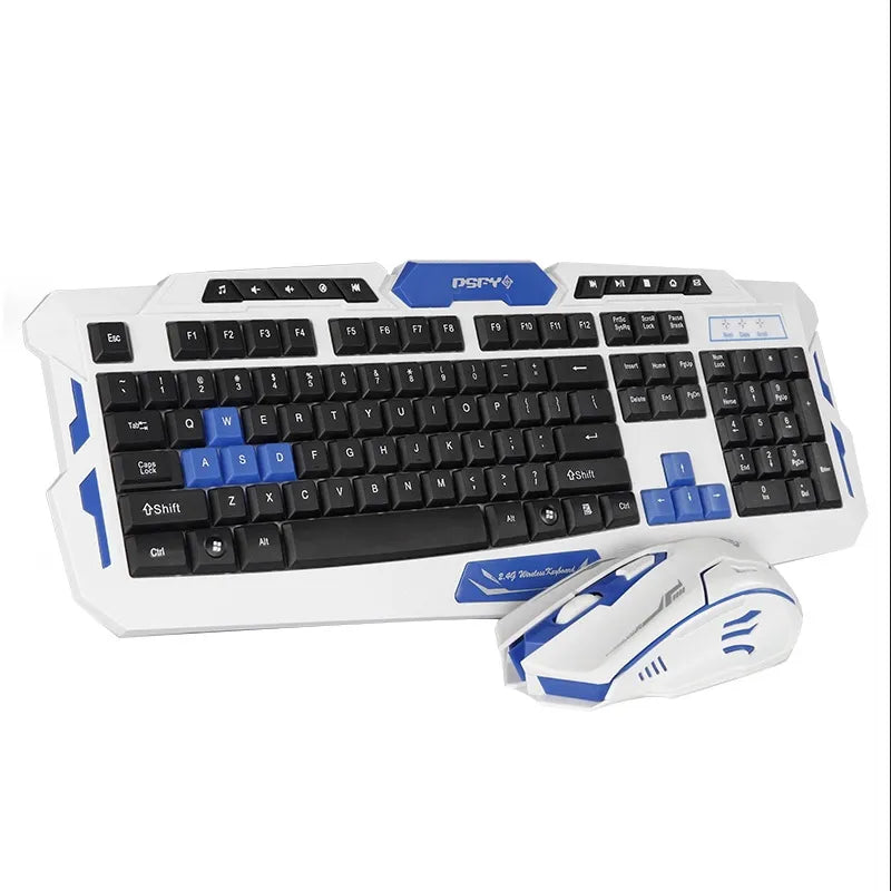 Waterproof Wireless Keyboard and Mouse Combo for Gaming and Multimedia