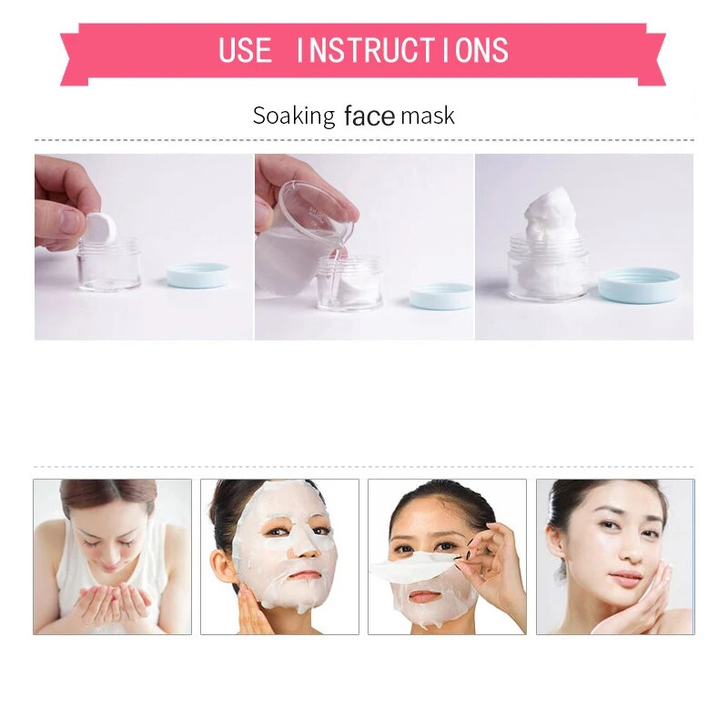 Natural Cotton Face Mask Bundle: 20/30/40/50pcs of Skin Care Goodness