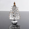 Nice Crystal Christmas Tree star Figurines Paperweight Crafts Art&Collection Table Car Ornament Souvenir Home Decor Wedding Gift