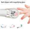 Foldable Baby Nail Clipper with Magnifier