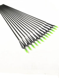 6/12/24PCS 31'' New Fiberglass Arrows With Replaceable Arrowhead ForRecurve Bow Archery Hunting