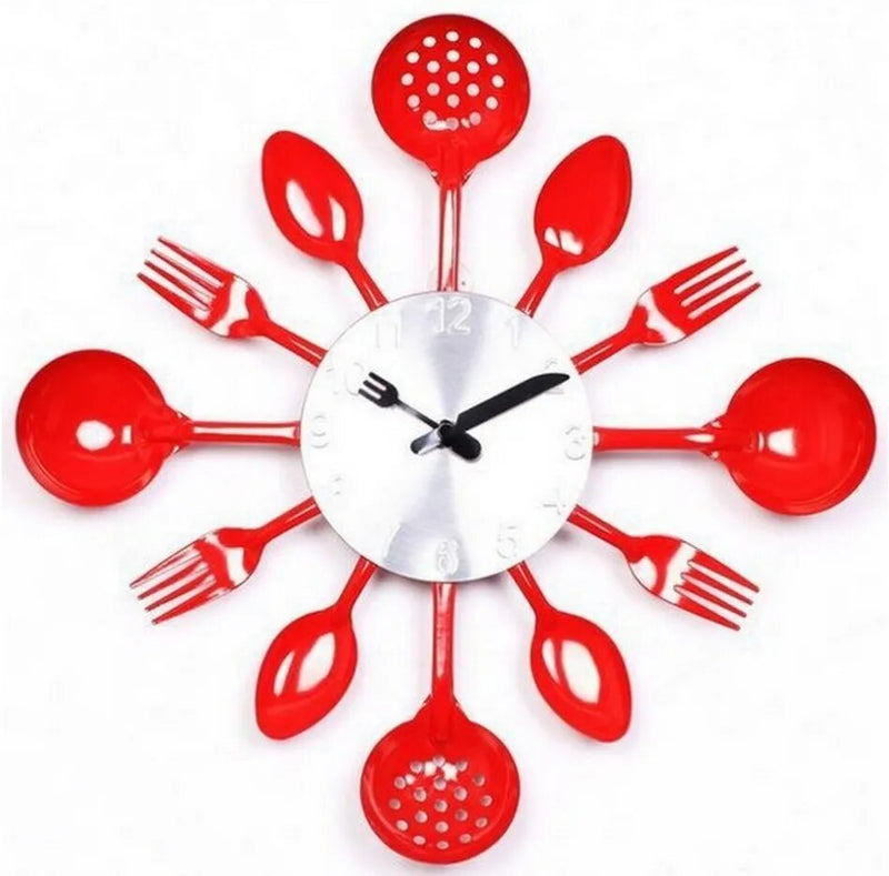 Modern Metal Kitchen Clock