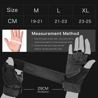 Men Gym Gloves Half Finger Cycling Gloves Fitness Weight Lifting Body Building Training Sports Exercise Workout Gloves M/L/XL
