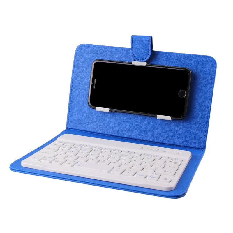 Wireless Leather Keyboard Case for Mobile Devices