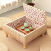 Bamboo Rattan Storage Coffee Table