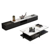 Modern Living marble LED TV Stand, TV table & Coffee centro Table.