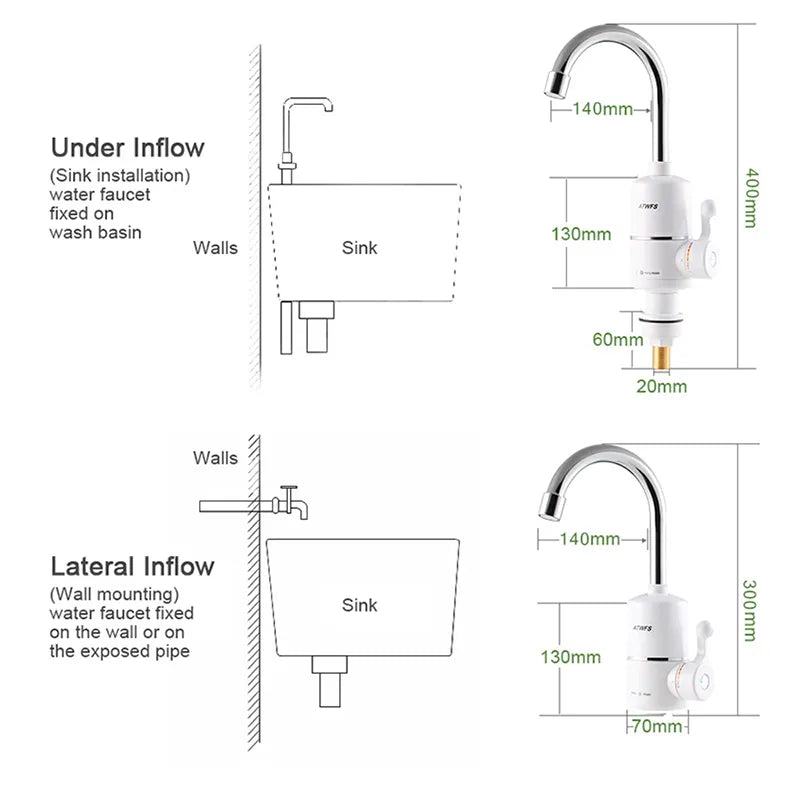 Instant Hot Water Tap Heater