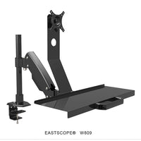 ErgoMount Sit-Stand Monitor and Keyboard Holder