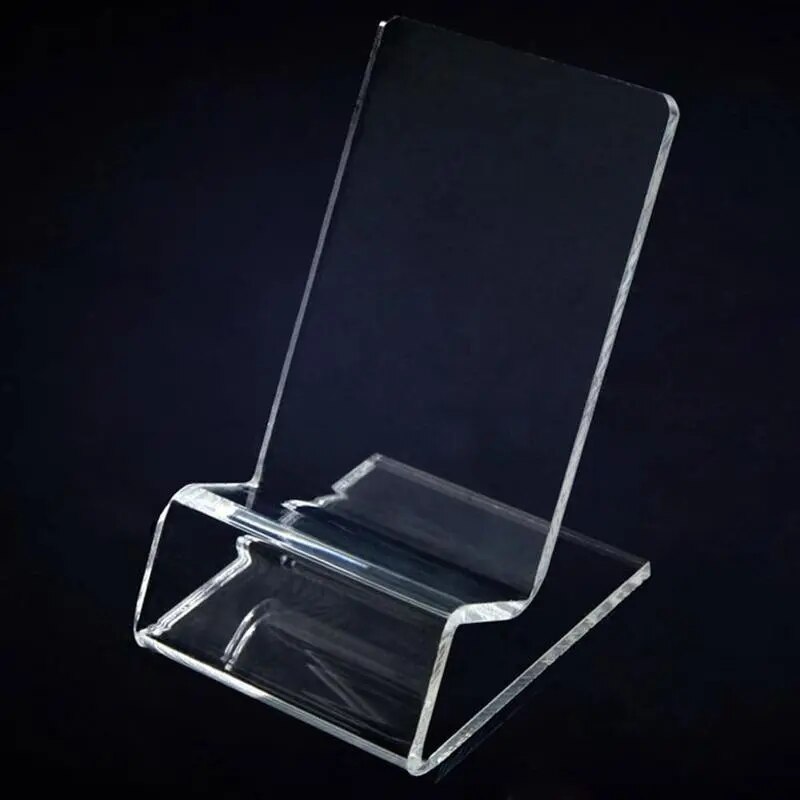 Transparent Desk Card Holder