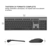 2.4G Wireless Ergonomic Keyboard & Mouse Set