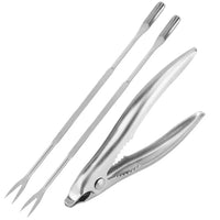 Seafood Tools Set: Crack, Fork, and Opener