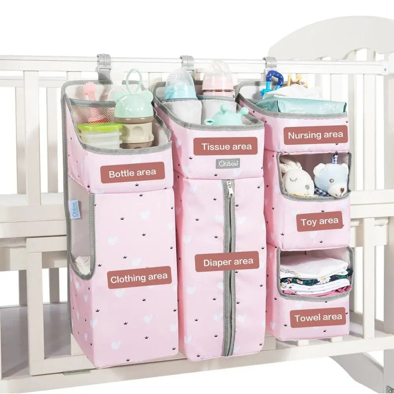 Baby Bed Hanging Storage Bags