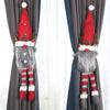 Santa Elk Christmas Curtain