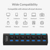 USB 3.0 Power Hub: Expand Ports for Macbook Pro, PC, Laptop.