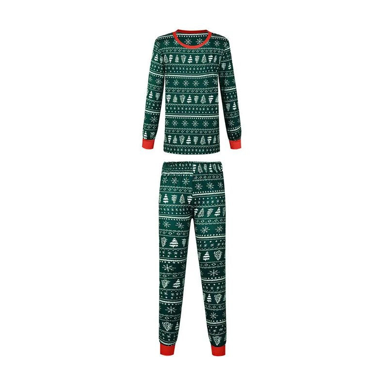 Festive Family Matching Christmas Pajama Set