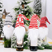 Santa Wine Bottle Cover: Festive Joy for Wine Bottles