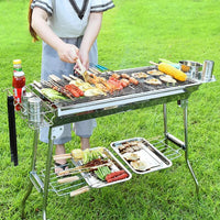 Stainless Steel Portable Folding Charcoal Grill