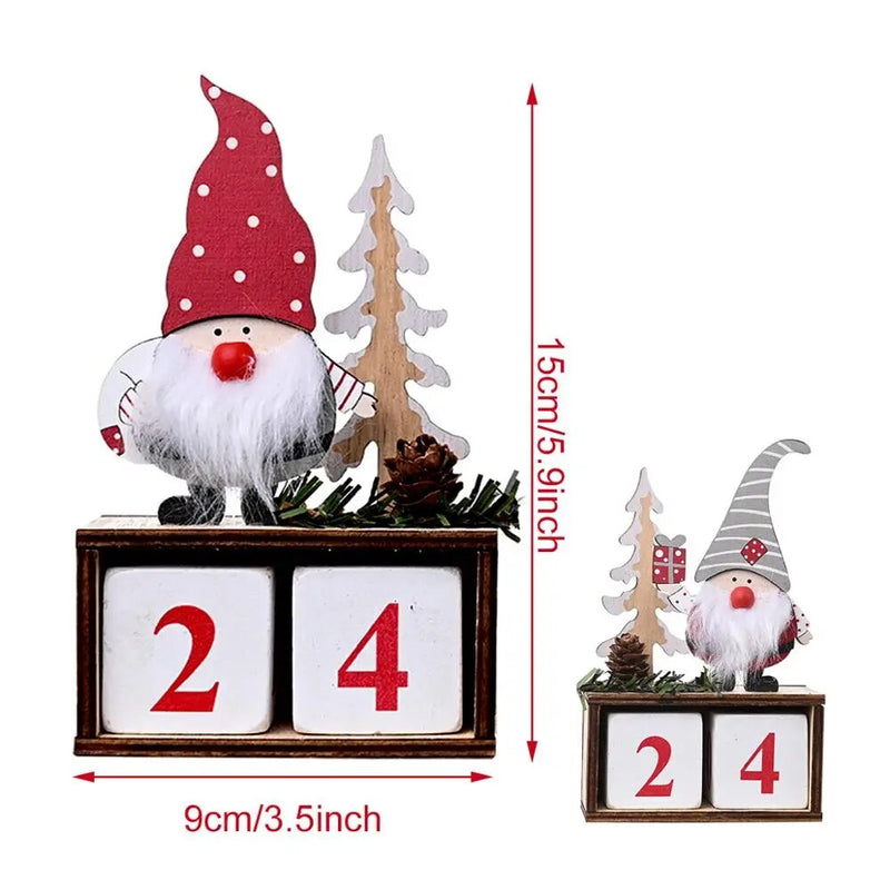 Santa Claus Advent Ornaments