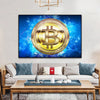 Bitcoin Gold Canvas Print