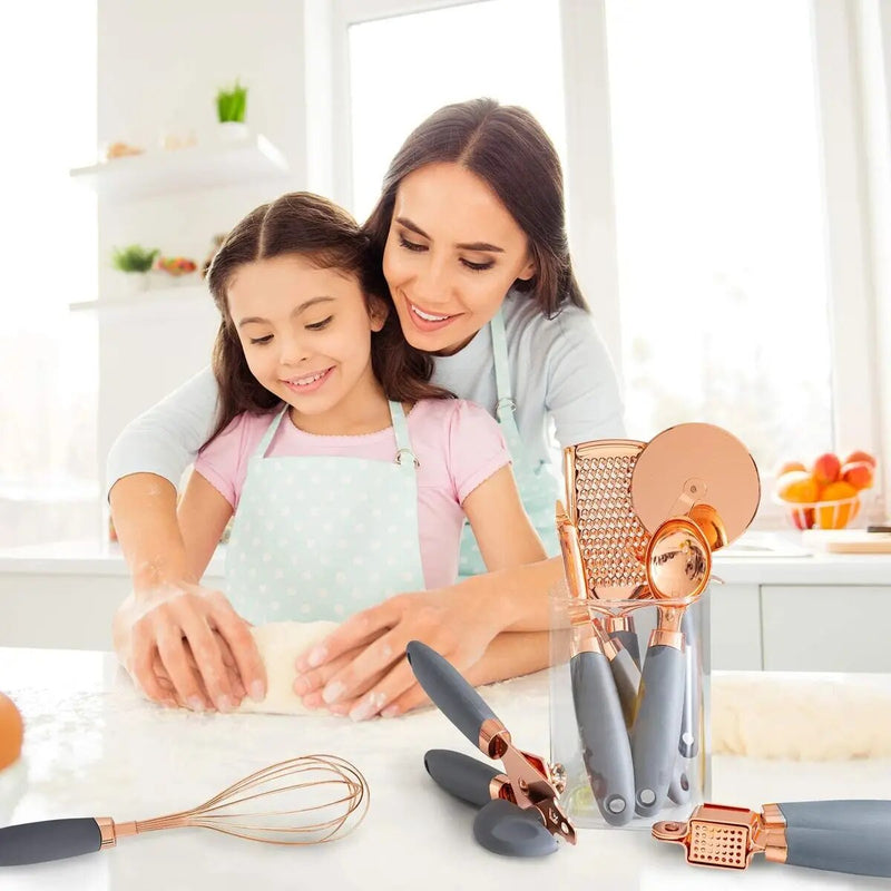 Copper Coated Kitchen Gadget Set