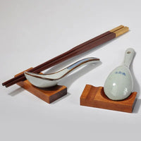 Japanese Wooden Spoon and Chopstick Holder