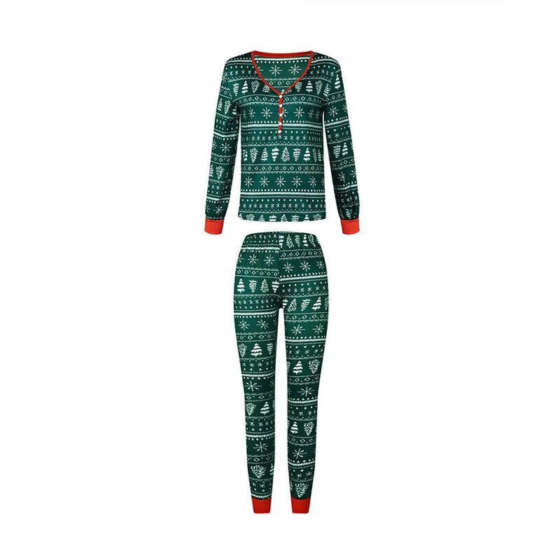 Festive Family Matching Christmas Pajama Set