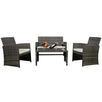 Contemporary Comfort Patio Set