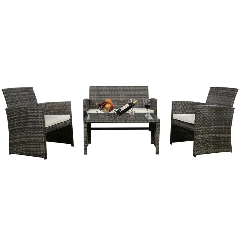 Contemporary Comfort Patio Set