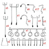 Heavy Duty Wall Hooks