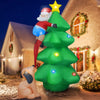 Festive LED Inflatable Christmas Tree: Illuminated Holiday Joy