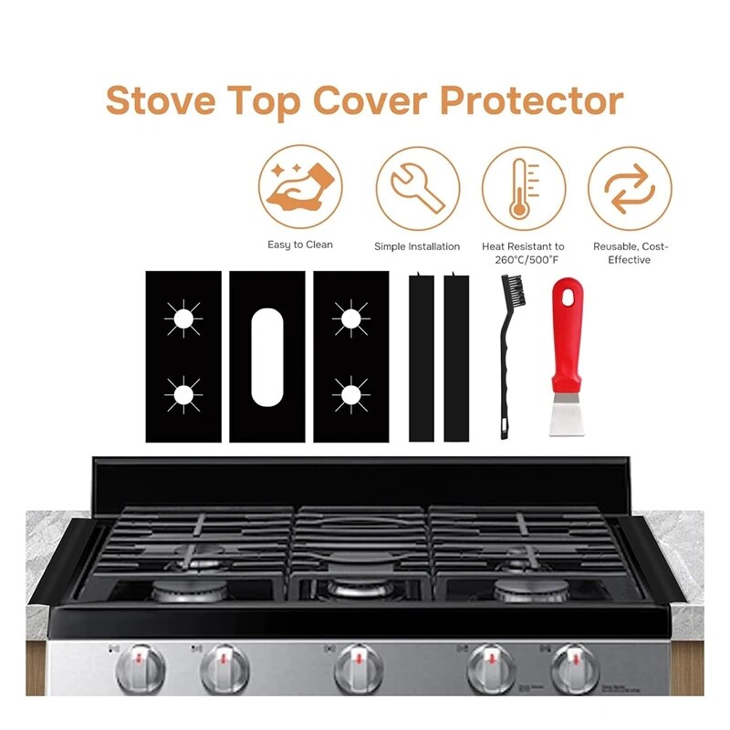 Gas Stove Top Protector Set