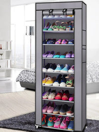 Space-Saving Shoe Cabinet