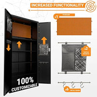 Metal Storage Cabinet+: Ultimate Garage Organizer