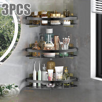 Aluminum Bathroom Storage Shelf